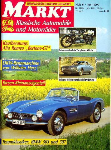 Deckblatt Oldtimer Markt (06/1990)